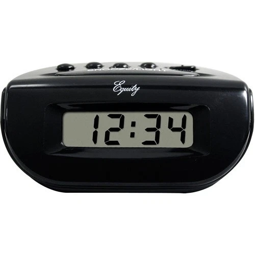 NEW EQUITY BY LA CROSSE 31003 LCD SNOOZE ALARM CLOCK Foto 1 de 1