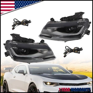 Faro proiettore alogeno per Chevy Camaro 2016-2018 con retromarcia led DRL - Foto 1 di 9