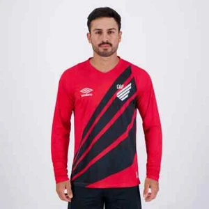 Camiseta deportiva Umbro Athletico Paranaense 2024 Home manga larga - Nueva Original - Imagen 1 de 5
