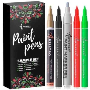 Artistro Paint Pens, Sample Set, 5 Pens - Picture 1 of 2