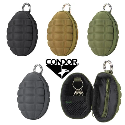 Condor 221043 Grenade Zipper Keychain Tactical Coin Money Wallet Pocket Pouch - Image 1 of 2