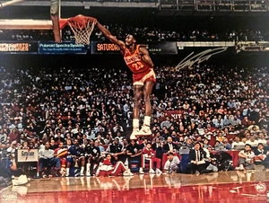 Dominique Wilkins Signed Auto Atlanta Hawks 16x20 Photo Schwartz NBA HOF - Picture 1 of 1