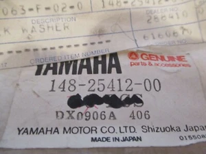 Yamaha OEM New sprocket washer 148-25412-00  #2075 - Foto 1 di 2