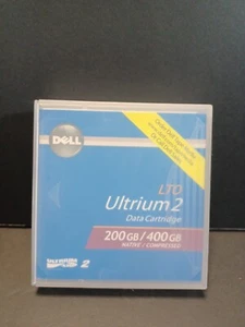 New Genuine Dell 200 GB / 400 GB LTO Ultrium 2 Data Cartridge OEM - Picture 1 of 3