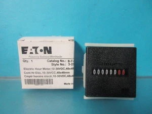 EATON 8-T-65-4848PM-402 CONTATORE DA PANNELLO, ORE, E-MECH, DIGITALE, CUT-OUT 1/16 DIN, 8 - Foto 1 di 12