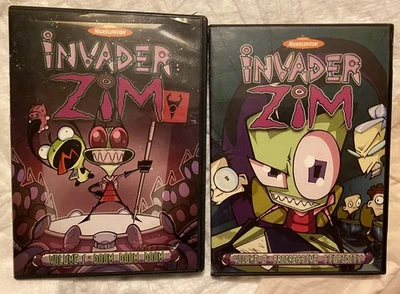 Invader Zim DVD Nickelodeon Vol 1 And 2 Doom Doom Doom And Progressive Stupidity - Image 1 of 4