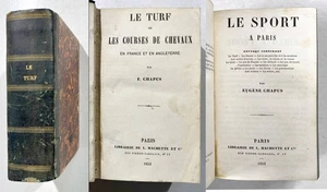 Chapus - Le Turf Le Sport Pferdesport Reitsport Billard 1854 - Picture 1 of 1