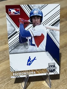 Bayron Lora 2019 Elite Extra AUTOGRAPH DOMINICAN PROSPECT LEAGUE DPL AUTO - Picture 1 of 5