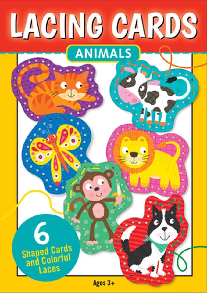 Animals Lacing Cards (Set of 6 Cards) - Image 1 of 1