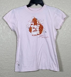 Volcom Birds the Word Baby Pink Short Sleeve Graphic Tee T-Shirt Women’s Size M - Picture 1 of 8