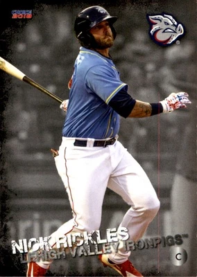 Nick Rickles 2018 Choice Lehigh Valley IronPigs #25 RC AutographDen - Image 1 of 2