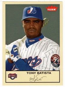 Tony Batista - Washington Nationals - 2005 Fleer Tradition MLB Baseball # 78 MT - Picture 1 of 1