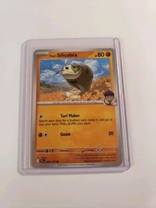 Pokemon Hop's Silicobra 086/159 Sv09: Journey Together Regular - Picture 1 of 4