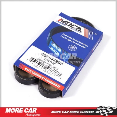 Accessory Drive Belt 3PK773F for Chevrolet Suburban Tahoe GMC  Sierra Cadillac Foto 1 de 4