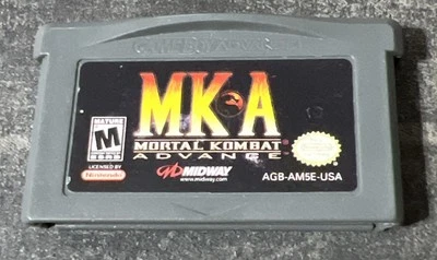 Mortal Kombat Advance GBA Video Game Gameboy Advance MKA 2001 - Image 1 of 3