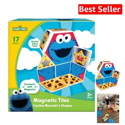 Juego Magnético Formas Monstruo Galleta Calle Sésamo - 17 Piezas Diversión Educativa Foto 1 de 4