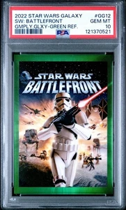 2022 Star Wars Galaxy Battlefront Green #/99 PSA 10 Xbox Case Color Match - Picture 1 of 3
