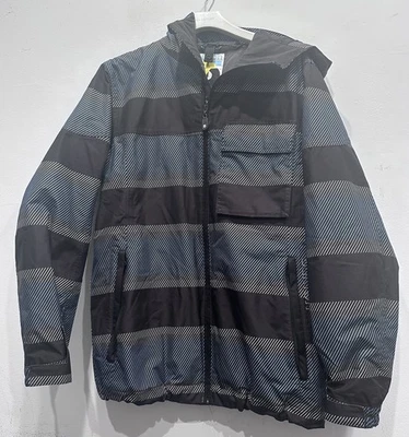 Men’s Burton dry ride Snowboard Coat jacket blue black white plaid size small - Image 1 of 4