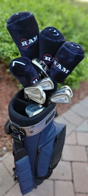 JUEGO IZQUIERDO DOS CUADRADOS 12 PALOS DE GOLF GRAFITO ULTRALITE flex para mujer senior junior Foto 1 de 4