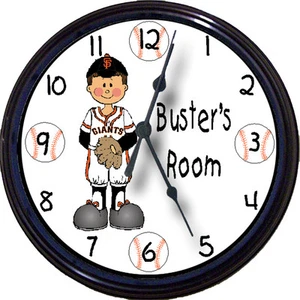 San Francisco Giants Personalisierte Uhr MLB Baseball Posey Pagan Custom Neu 10" - Bild 1 von 1