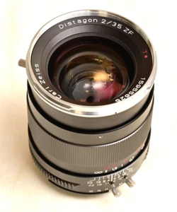 Carl Zeiss Distagon T* 2/35 ZF Lens Nikon F Mount 35mm f/2 Industrial Version - Picture 1 of 9