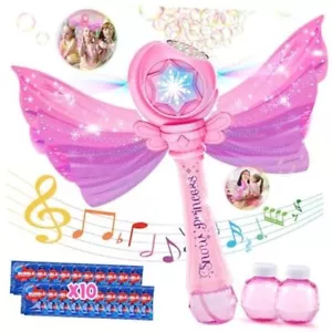 Bubble Wands for Kids 3-5 Years Old Girls: Light Up Bubble Wand Princess Wands  - Picture 1 of 8