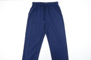 Club Room blu navy piccolo salotto biancheria da notte cordino pantaloni uomo nuovo - Foto 1 di 9