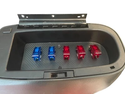 Panel de interruptores oculto Ford Mustang 1994 a mediados de 2000 (5 interruptores) | Hecho en EE. UU. Foto 1 de 4