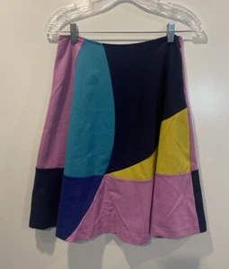 Boden Alice Ponte Strickrock abstrakt Farbblock A-Linie Damen 6 (1522) - Bild 1 von 5