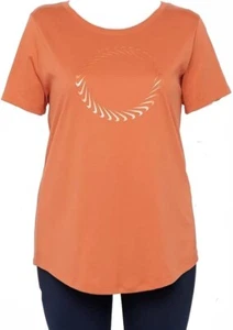 New Nike Womens Plus Size Icon Clash Graphic Tee, Color: Light Sienna, Size: 3X - Picture 1 of 3