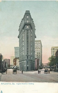 ATLANTA GA - English-American Building Tuck Postcard - udb (pre 1908) - Picture 1 of 2