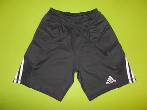 GOALKEEPER Shorts ADIDAS (S) PERFECT !!! Football PADDED Black - Picture 1 of 6