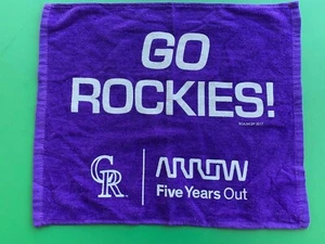 Colorado Rockies Purple Rally Towel - New - Picture 1 of 1