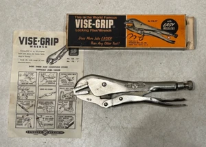 Vintage Petersen Vise Grip Wrench No. 10 R, W/Original Box And Paperwork - Picture 1 of 12