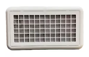 White A/C Return Air Grill w/filter Plastic Vent 13 7/8"x 7 3/4" & 5" x 11" D&W - Bild 1 von 8