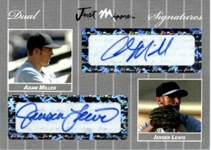 2007 Adam Miller * Jensen Lewis * Autograph Rookie SILVER Auto #/25
