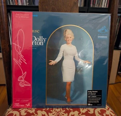 Dolly Parton – Just Because I'm A Woman, Canary Yellow LP Vinyl Me Please NEW! - Image 1 of 3
