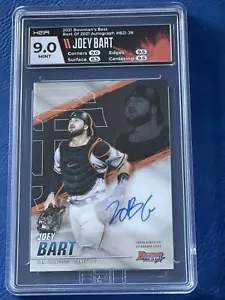 Joey Bart 2021 Topps Bowmans Best- Best Of 2021 Autograph RC Giants HGA 9.0 - Picture 1 of 6
