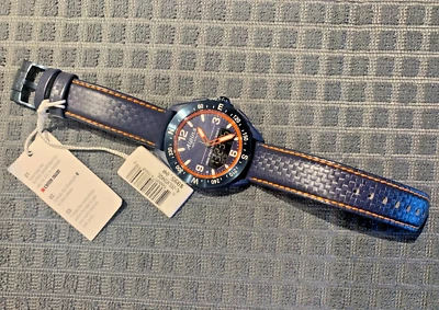 ALPINA ALPINER X AL-283LNO5NAQ6L NAVY BLUE ANALOG-DIGITAL SMARTWATCH 45 MM NEW - Image 1 of 4