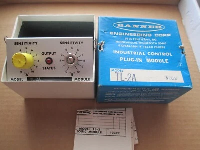 BANNER INDUSTRIAL CONTROL PLUG-IN LOGIC MODULE TL-2A  NEW IN BOX - Image 1 of 4