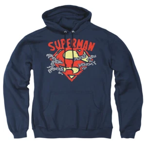 Superman ""Chain Breaking"" Pullover Hoodie, Sweatshirt oder Langarm T-Shirt - Bild 1 von 10