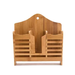 THY COLLECTIBLES Bamboo Utensil Caddy Flatware - Holder for Spoons, Knives,... - Picture 1 of 1