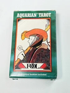 Vintage Sealed AQUARIAN TAROT David Palladini 1993 Printing w/ Booklet - Picture 1 of 14