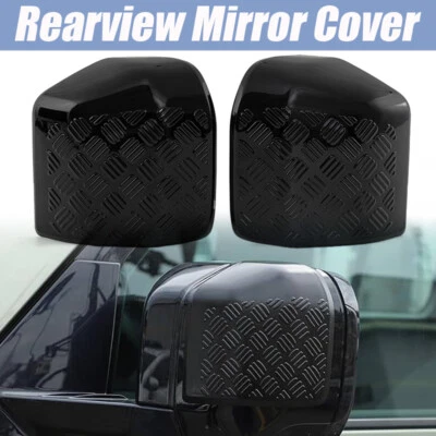 For 20~23 Land Rover Defender 90 110 Carbon Style Side Mirror Cover Caps Housing - Image 1 of 4