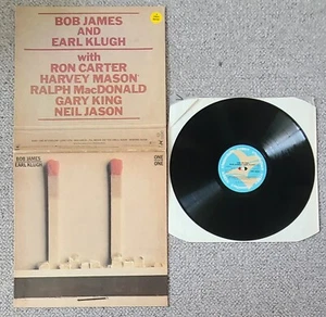 BOB JAMES & EARL KLUGH-ONE ON ONE-ORIGINAL DUTCH ISSUE LP ON TAPPEN ZEE-1979-GC - Picture 1 of 2