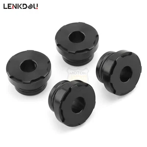 Bujes elevadores de manillar sólidos CNC Billet 4 piezas para Harley Sportster Softail Dyna - Imagen 1 de 7