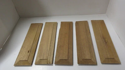 Juego de 5 - Paneles Estrechos Elevados (Madera de Caoba) para Puertas de Armario Foto 1 de 4