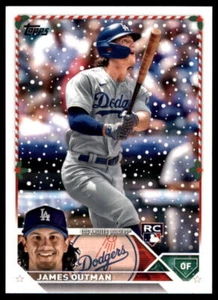 James Outman 2023 Topps Holiday #H186 RC Los Angeles Dodgers - Picture 1 of 2