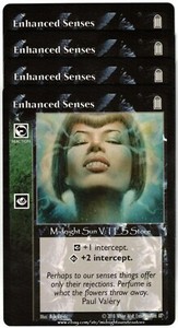 Enhanced Senses x4 2018 BCP VTES VTES Vampire CCG
