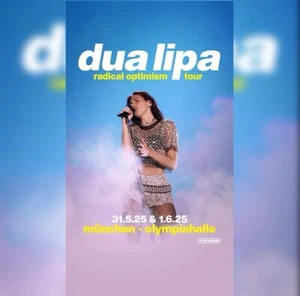 Dua Lipa Konzert - München - 31.05.2025 - Gangplatz - Sitzplatz Block L1 - Bild 1 von 2